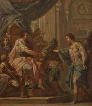 Sebastiano Conca - David and Saul Study.webp