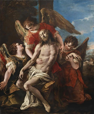 Sebastiano Ricci - Christ Mourned By Three Angels.webp