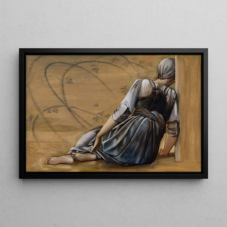 Sir Edward Coley BurneJones - The Briar Rose Series Study for The Garden Court II.webp