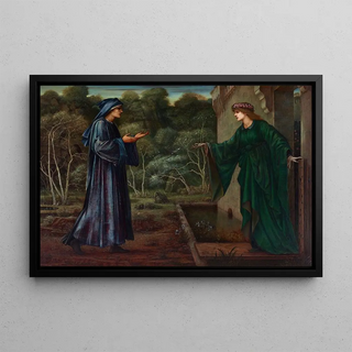 Sir Edward Coley BurneJones - The Pilgrim At The Gate of Idleness.webp