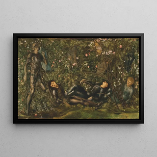 Sir Edward Coley BurneJones - The Prince entering the Briar Wood.webp