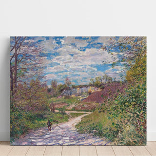 Soleil d'hiver à Veneux-Nadon - Alfred Sisley | Reproduction Tableau Décoration murale affiche copie