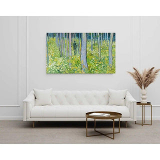 Sous-bois avec deux personnages - Vincent van Gogh | Reproduction Tableau Décoration murale affiche copie