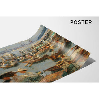 Sur l'Alster à Hambourg - Max Liebermann | Reproduction Tableau Décoration murale affiche copie