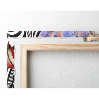 Tableau Street Art – Sérénité Psychédélique | Poster Pop Art Surréaliste avec Champignons et Spirales | Affiche Colorée Inspirée du Rêve