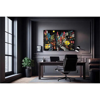 Tableau Street Art – Vibrance Urbaine | Affiche Colorée Style Graffiti Pop Art | Déco Moderne et Audacieuse pour Salon ou Bureau