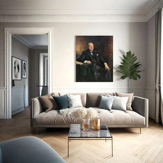Tableau Winston Churchill - Oswald Hornby Joseph Birley | Reproduction Tableau Décoration murale affiche copie