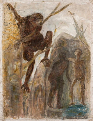 Tadeusz Makowski - Landscape with a monkey.webp