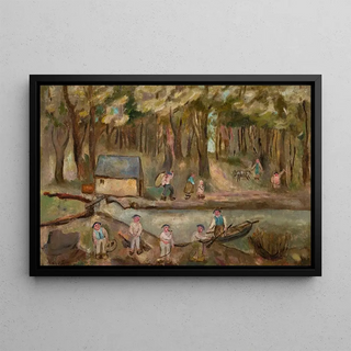 Tadeusz Makowski - Myn nad rzek.webp