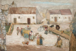 Tadeusz Makowski - Work in a farmstead.webp