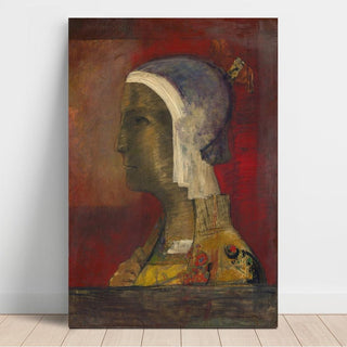 Tête symbolique - Odilon Redon | Reproduction Tableau Décoration murale affiche copie