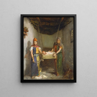 Thodore Chassriau - Scene in the Jewish Quarter of Constantine.webp