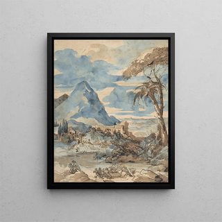 Thodore Gricault - Landscape with Fishermen.webp