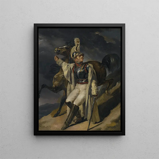 Thodore Gricault - The Wounded Cuirassier Study Le Cuirassier Bless Quittant Le Feu Esquisse.webp