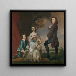 Sir Joshua Reynolds - Thomas 17401825 and Martha Neate 1741after 1795 with His Tutor Thomas Needham.webp