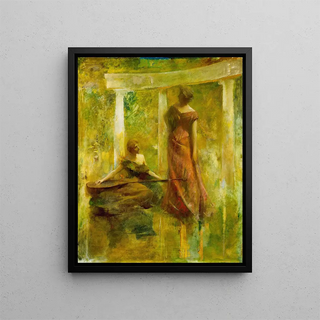 Thomas Wilmer Dewing - Music.webp