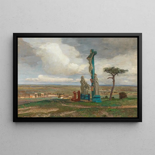 Tina Blau - A Calvary group on the Hochberg near Perchtoldsdorf.webp