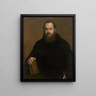 Titian - A monk with a book.webp