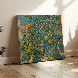 Art print | Lemon trees at La Mortola - Theo van Rysselberghe