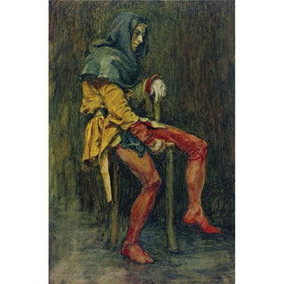 Touchstone, The Jester - John William Waterhouse | Reproduction Tableau Décoration murale affiche copie