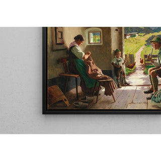 Un jour d’été au Tyrol - Emil Rau | Reproduction Tableau Décoration murale affiche copie