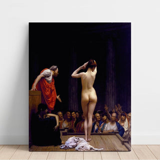 Un marché aux esclaves romain - Jean-Léon Gérôme | Reproduction Tableau Décoration murale affiche copie