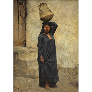Un transporteur d'eau égyptien - Ludwig Deutsch | Reproduction Tableau Décoration murale affiche copie