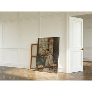 Valencienne à la grille - Joaquín Sorolla | Reproduction Tableau Décoration murale affiche copie