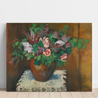 Vase de Fleurs - Suzanne Valadon | Reproduction Tableau Décoration murale affiche copie