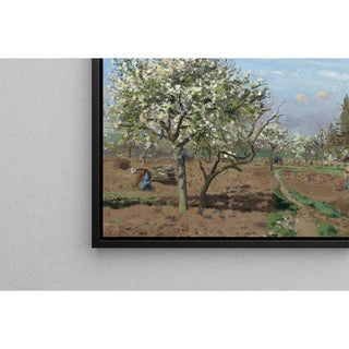 Verger en fleurs, Louveciennes - Camille Pissarro | Reproduction Tableau Décoration murale affiche copie