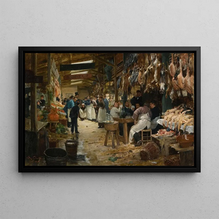 Victor Gabriel Gilbert - Le march parisien.webp