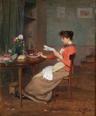 Victor Gabriel Gilbert - Reading the News.webp
