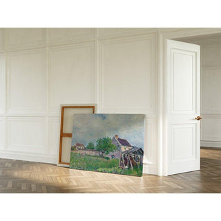 Vieille Chaumière aux Sablons - Alfred Sisley | Reproduction Tableau Décoration murale affiche copie