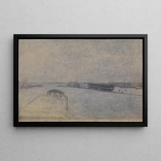 Vilhelm Hammershi - The Harbour of Copenhagen seen from Kvsthusgade.webp