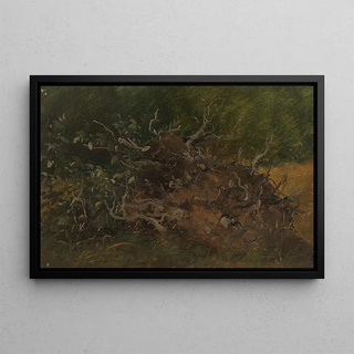 Vilhelm Petersen - Study of a Tree Stump.webp