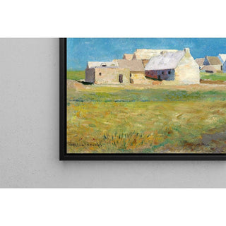 Village Breton - Odilon Redon | Reproduction Tableau Décoration murale affiche copie