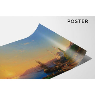 Vue de Constantinople et du Bosphore - Ivan Konstantinovich Aivazovsky | Reproduction Tableau Décoration murale affiche copie