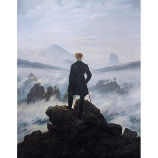 Wanderer above the Sea of Fog - Caspar David Friedrich | Reproduction Tableau Décoration murale affiche copie