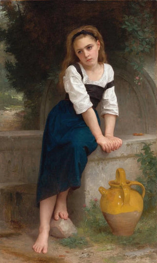 William Bouguereau - Orpheline La Fontaine.webp