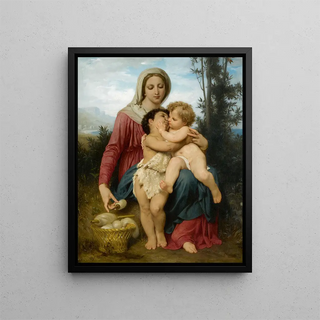 William Bouguereau - Sainte Famille The Holy Family.webp
