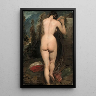 William Etty - Female nude seen from behind.webp