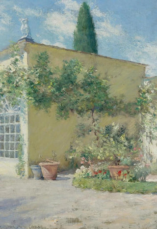 William Merritt Chase - Orangerie Of The Chase Villa In Florence.webp