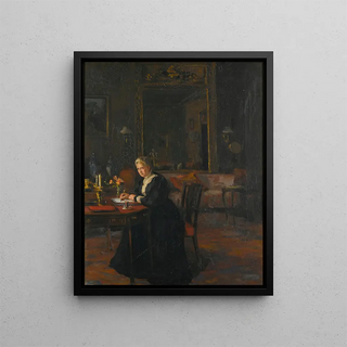 William Orpen - Portrait Interior Louisa Caroline Elizabeth Hamilton.webp