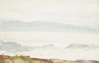 Winslow Homer - Ocean Seen from a Cliff Prouts Neck Maine.webp