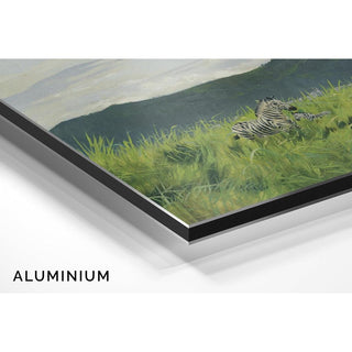 Zèbre dans la steppe - Wilhelm Kuhnert | Reproduction Tableau Décoration murale affiche copie