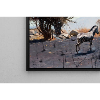 Zèbres - Wilhelm Kuhnert | Reproduction Tableau Décoration murale affiche copie