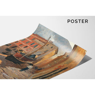 de Un Port Sur La Riviera - Alfred Zoff | Reproduction Tableau Décoration murale affiche copie