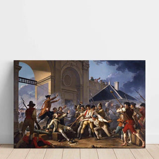de tableau historique - L’affaire de Nancy de Jean-Joseph Weerts | Reproduction Tableau Décoration murale affiche copie