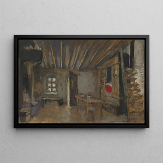 douard Vuillard - Intrieur Dauberge Maquette De Dcor Pour la Lpreuse.webp