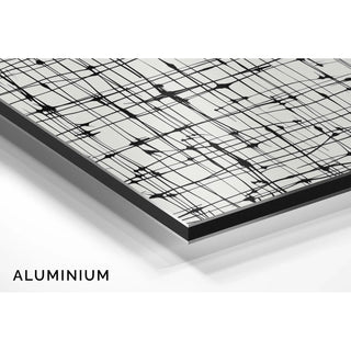 Black and White Design Poster - Ethereal Lines